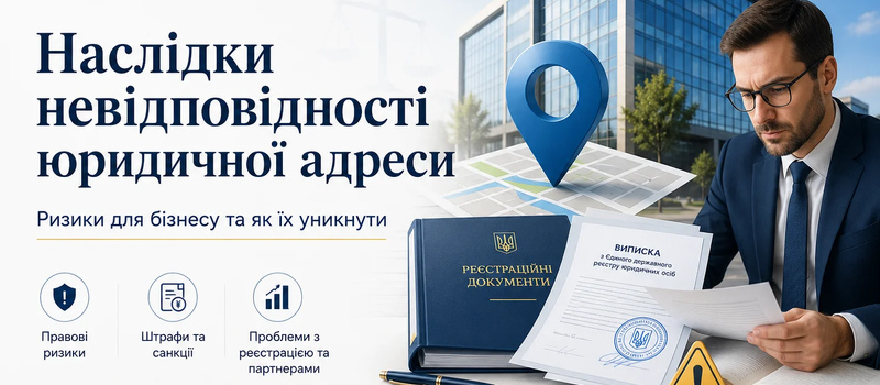 Последствия несоответствия юридического адреса предприятия